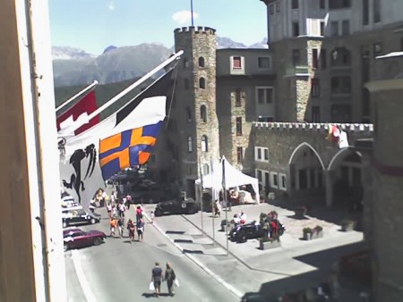 Main entrance of Badrutt's Palace Hotel